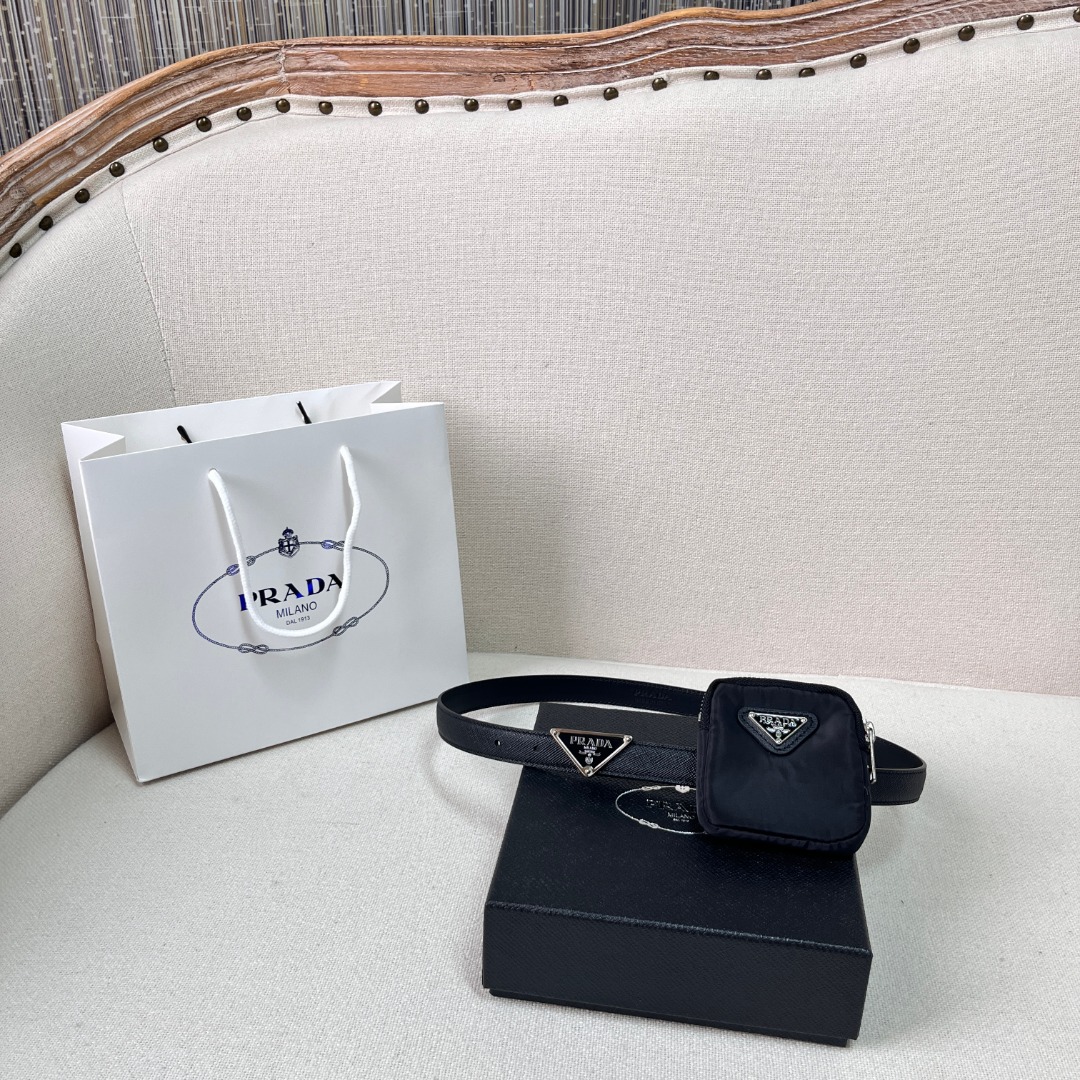 Prada Belt Bag: Fashionable Waist Bag with Complete Packaging - 2.0CM Belt 2 o 1gt0cbs921ns3dr210rhq4q1cnq3o