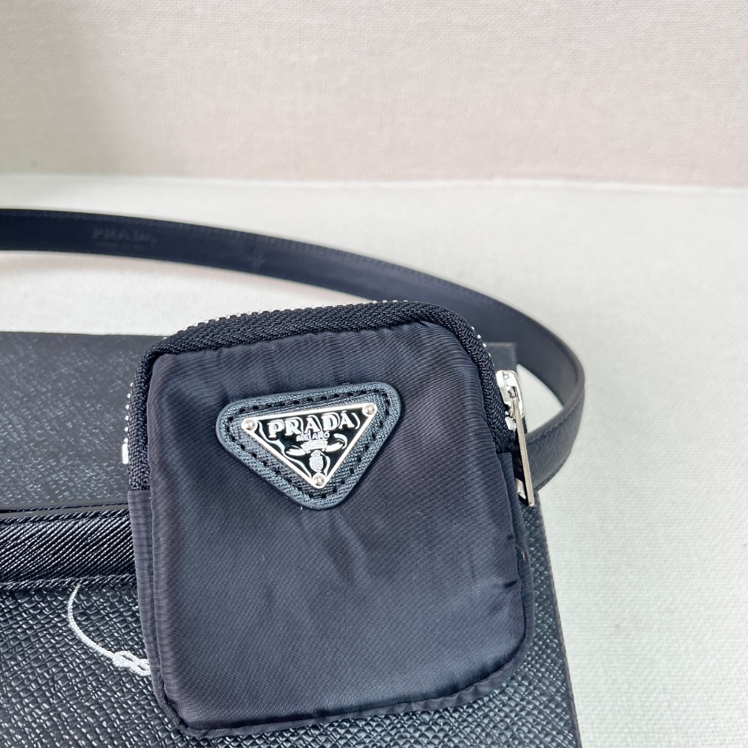 Prada Belt Bag: Fashionable Waist Bag with Complete Packaging - 2.0CM Belt 3 o 1gt0cbs92dn57ojh06evsevr3p