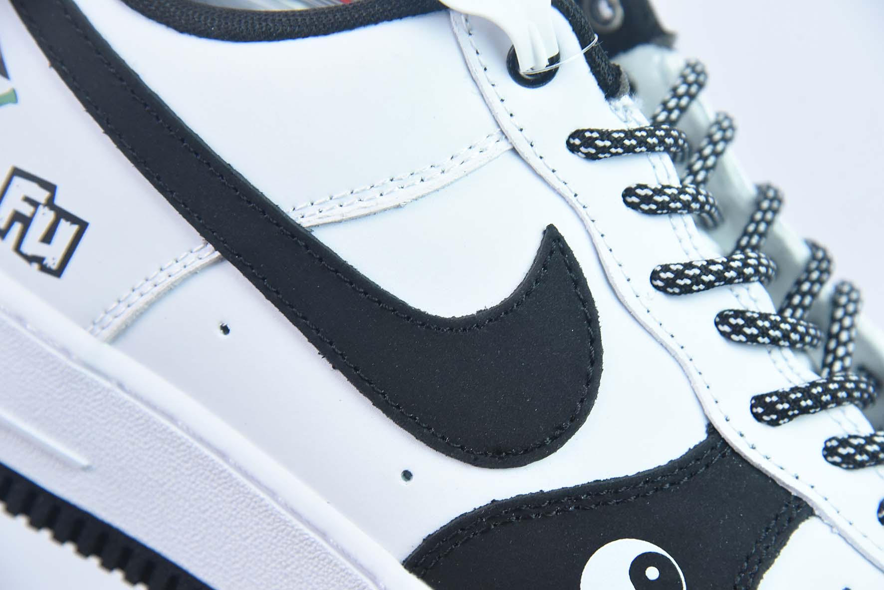 Nike Air Force 1 AF1 空军一号/低帮 黑白 太极 货号：BS9055-701