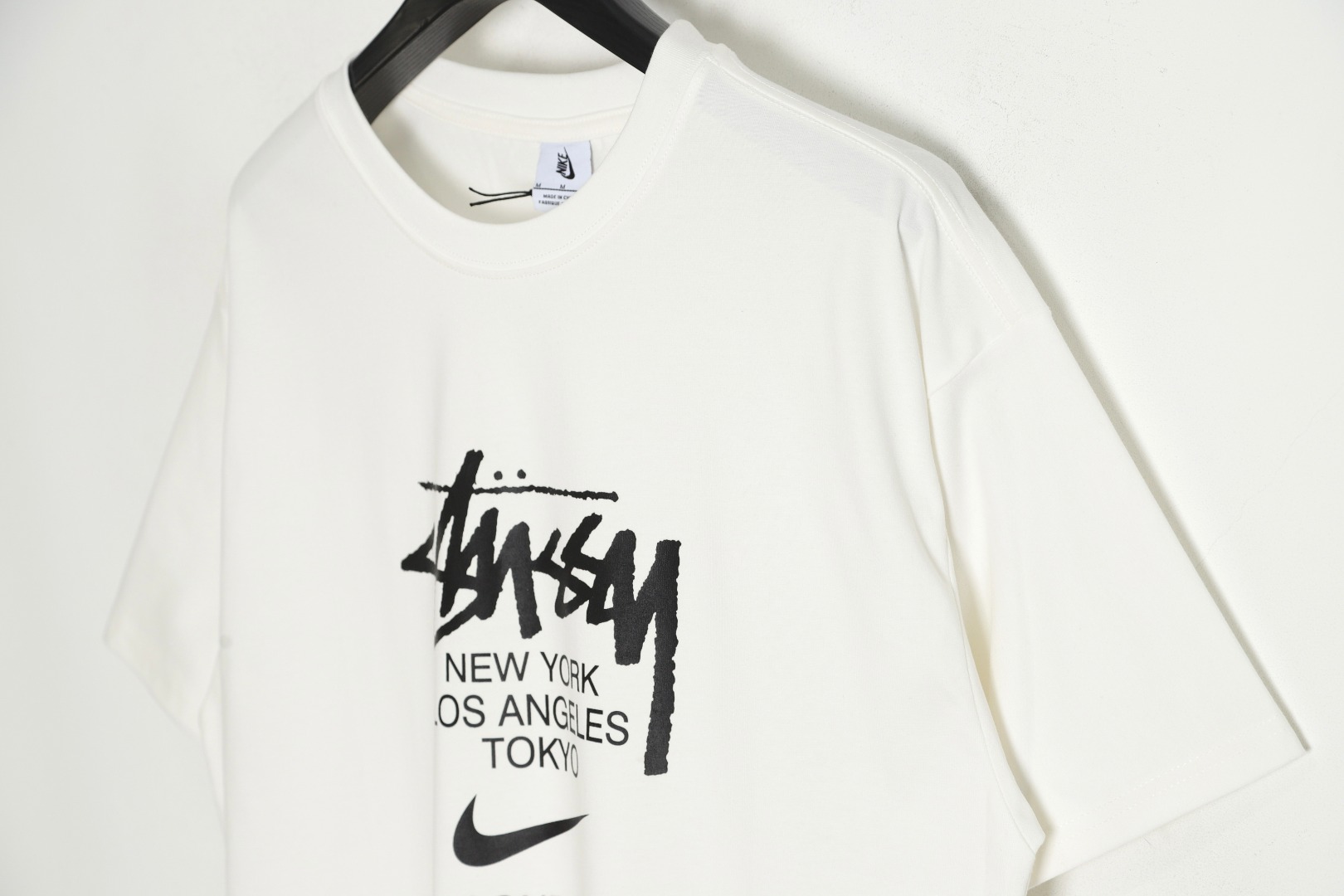 Stussy x Nike 斯图西 胸前Logo字母印花短袖