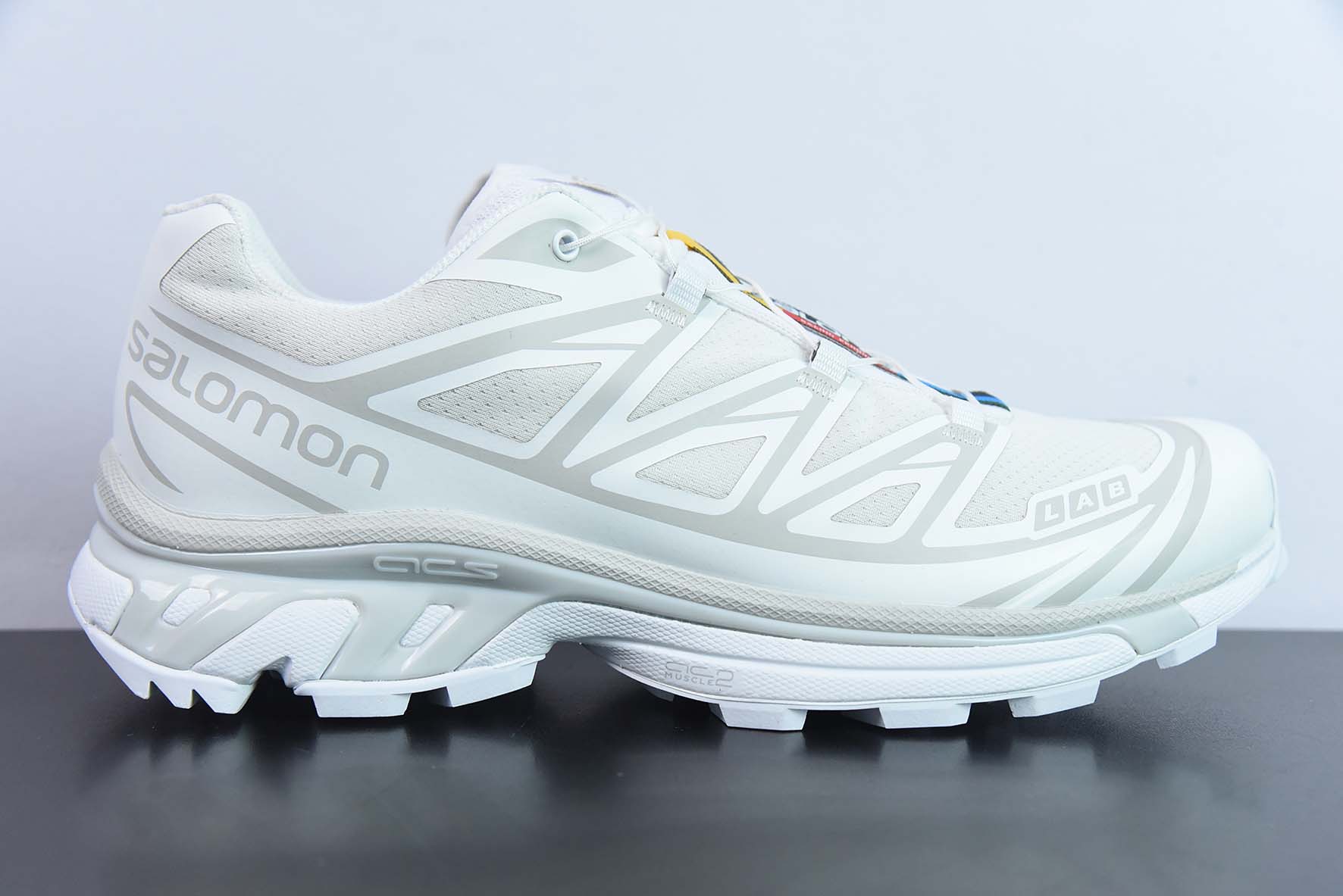 萨洛蒙/Salomon XT-6"White Limited"天际系列低帮城市越野机能透气休闲运动鞋“白浅灰”412529