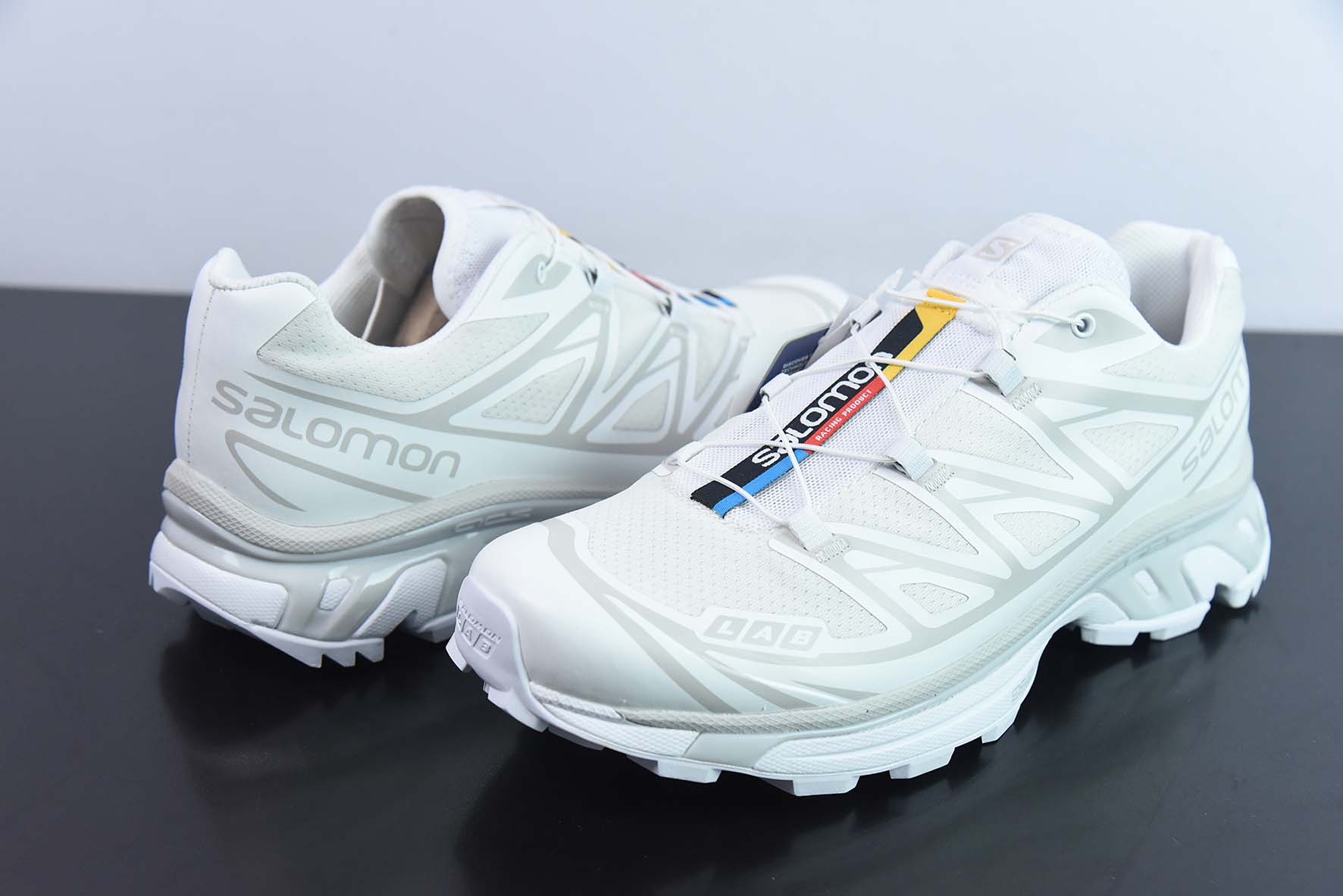 萨洛蒙/Salomon XT-6"White Limited"天际系列低帮城市越野机能透气休闲运动鞋“白浅灰”412529
