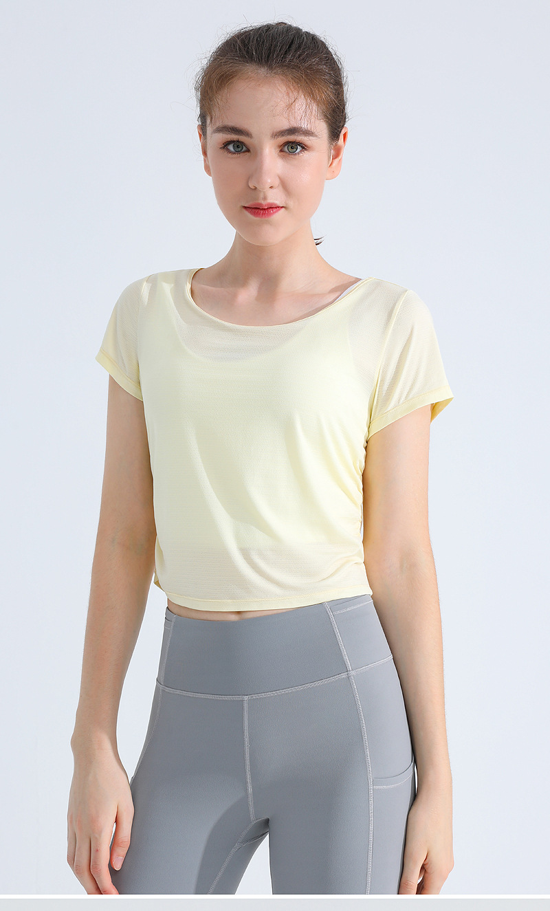 Lululemon t-shirt everyday pale yellow yoga