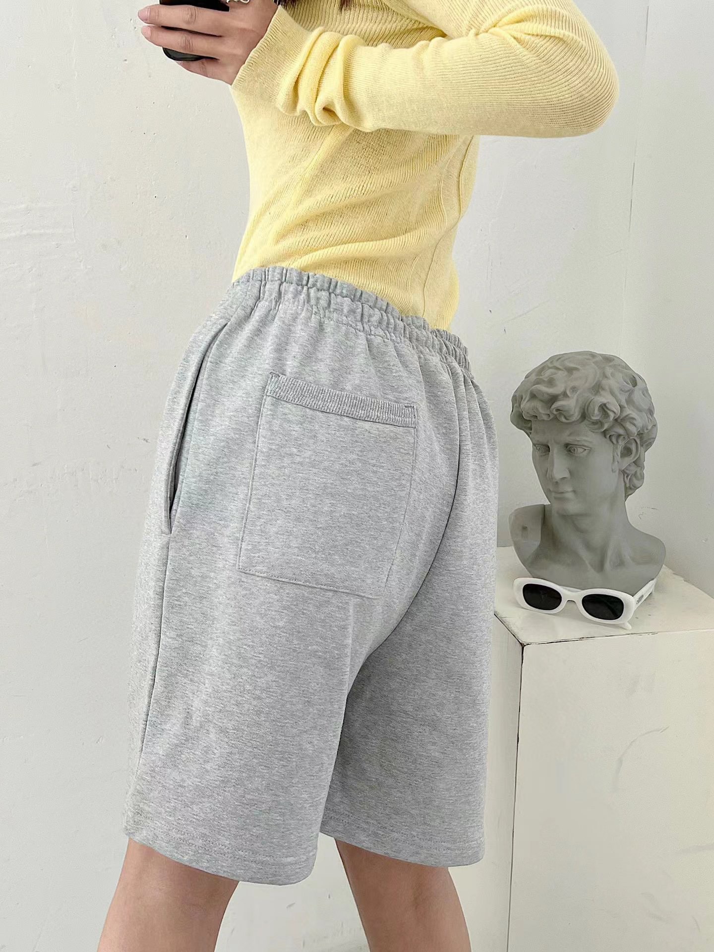 上身素材# Acne Studios 23ss 廓形笑脸刺绣短裤