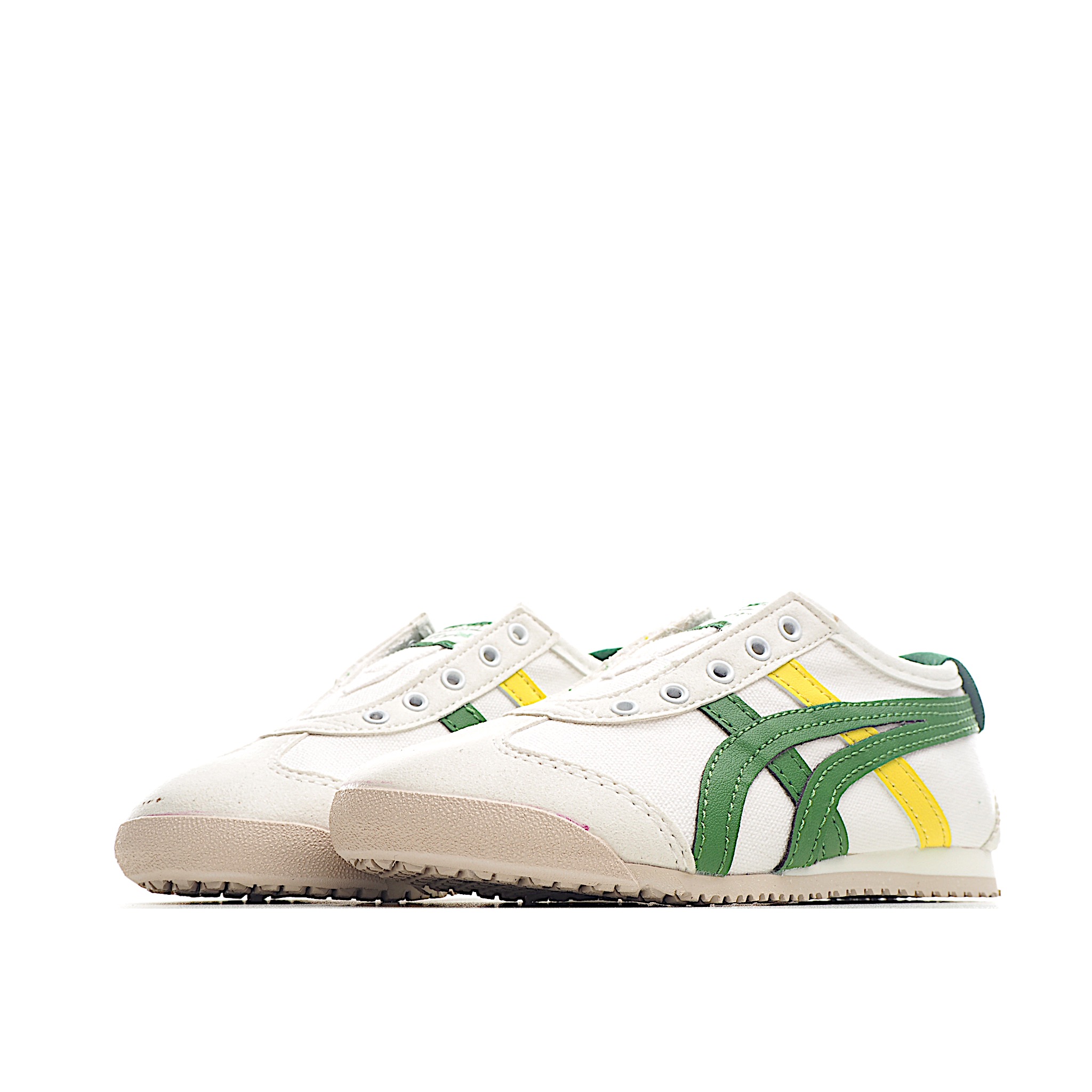 图片[2]-Asics亚瑟士儿童帆布一脚蹬童鞋 超有内涵气质的亚瑟士.. 帆布款也太可爱了吧，一脚蹬款式穿脱超方便，入园太赞啦，不怕撞款，独一无二就是你家娃⭐ 尺码：22.5–39-选品中心