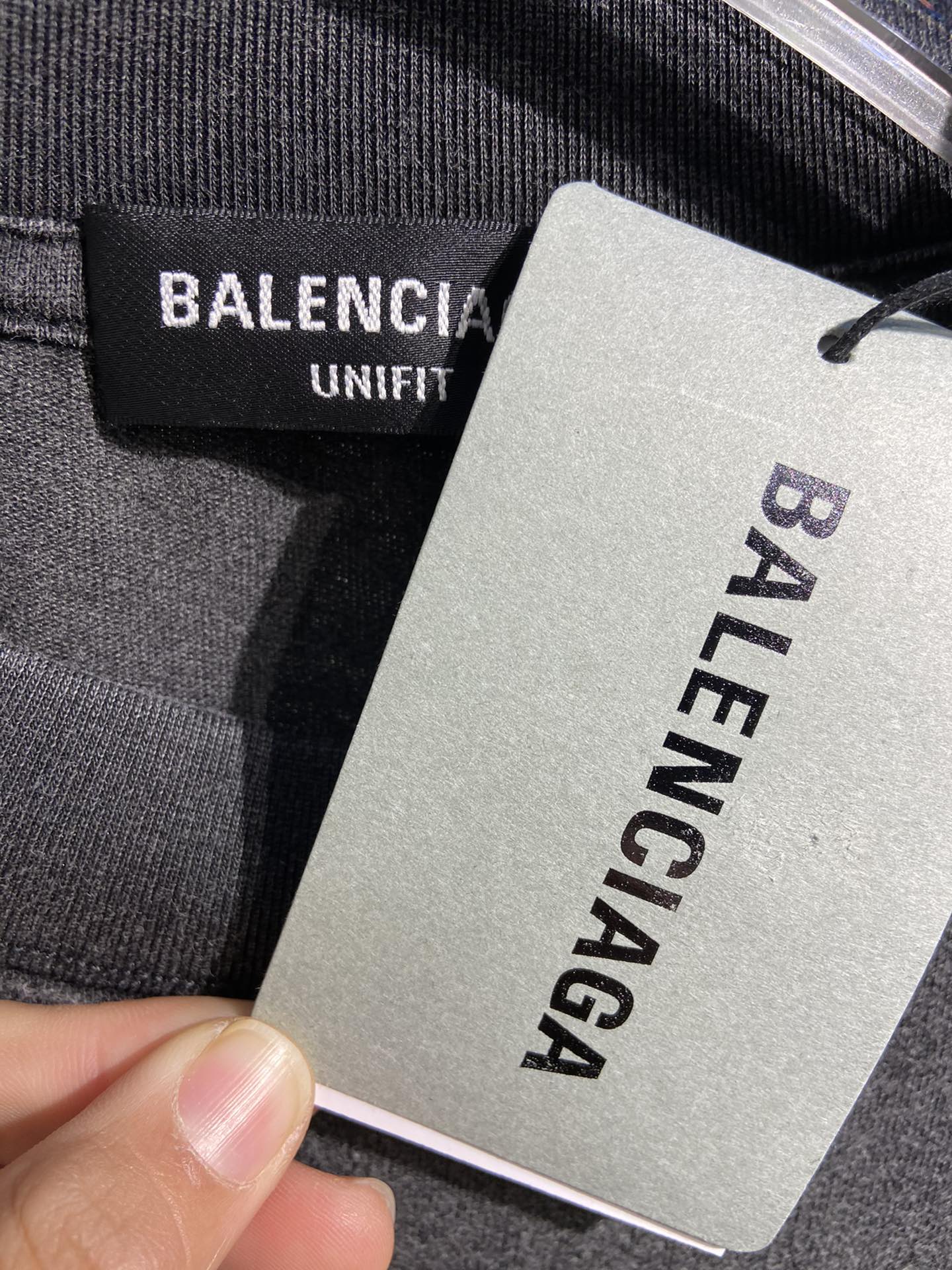 170 高版本BALENCIAGA巴黎世家洗水做旧刺绣短袖