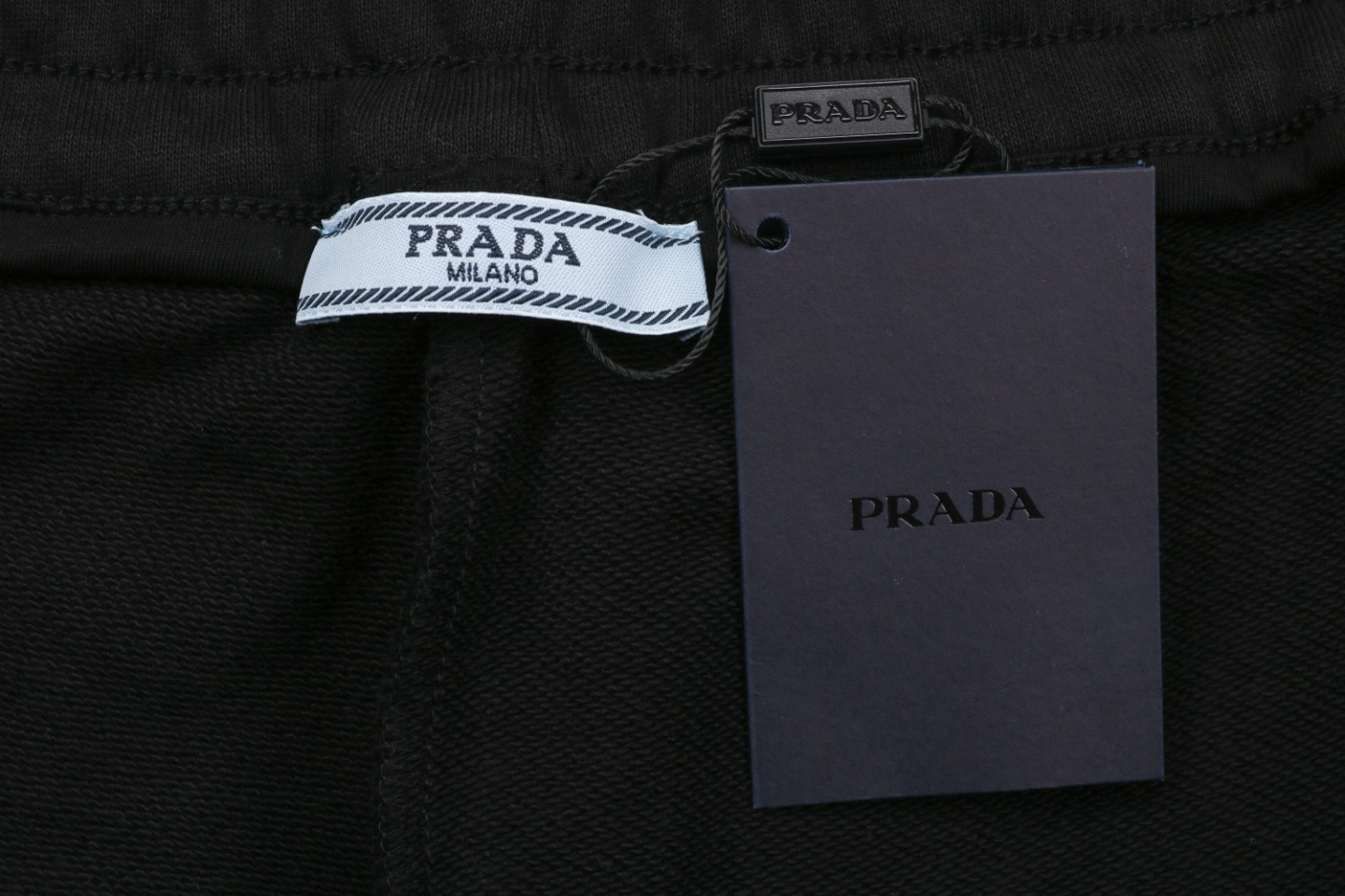 190 Prada/普拉达 23ss 三角标字母织带短裤 夏季新款短裤