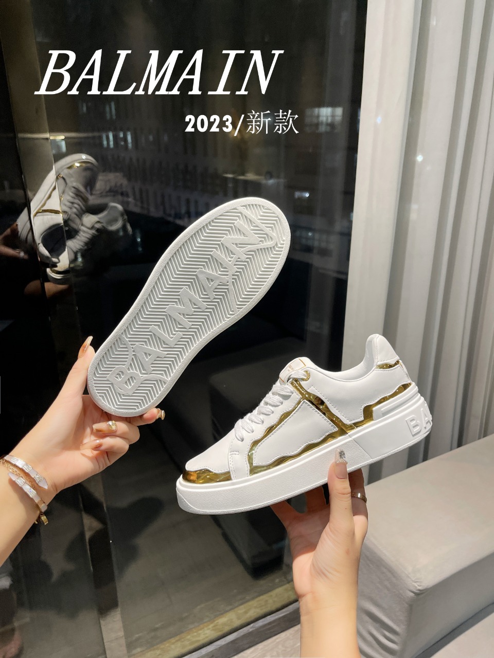 Balmain.最新春夏经典运动鞋独家首发香港美国巴黎各大时尚博主及明星同款男女同款休闲鞋海外订购原版1