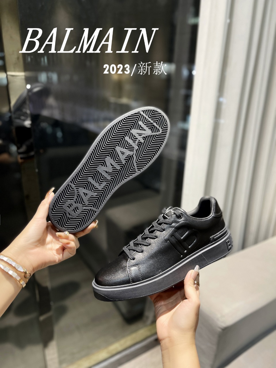 Balmain 2023: Premium Leisure Shoes with Bull’s Skin and Original Design - 图片 9