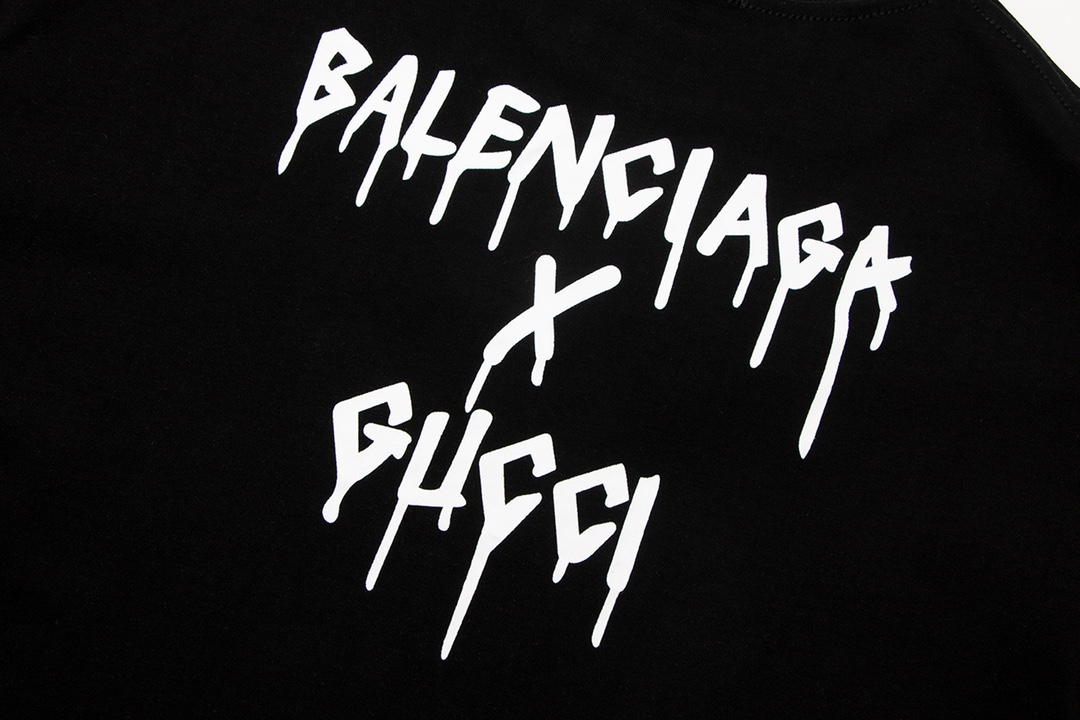 170 高版本Balenciaga巴黎世家/Gucci古驰联名款限定T恤