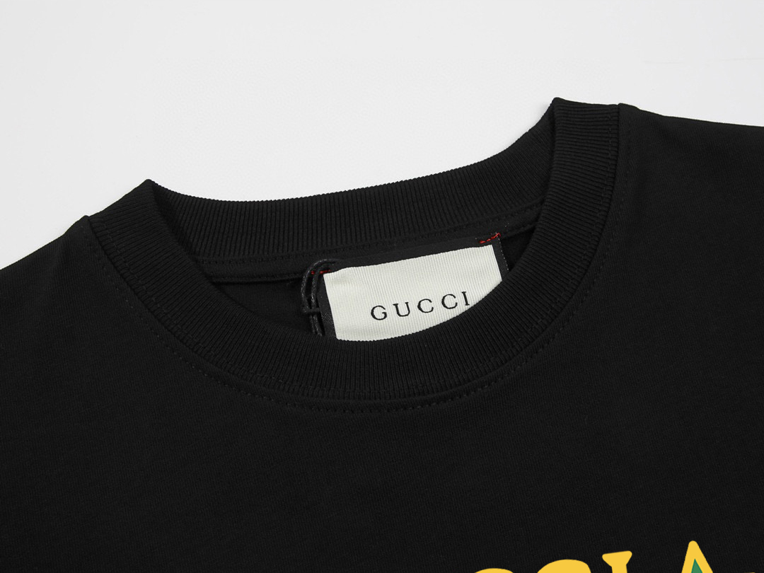 Gucc/古驰 书本兔系列短袖T恤 黑色