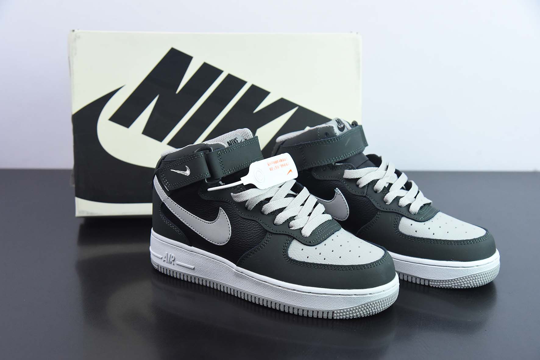 Nk Air Force 1'07 Mid 影子灰 空军一号中帮潮流百搭休闲运动板鞋 货号:CW6817-067