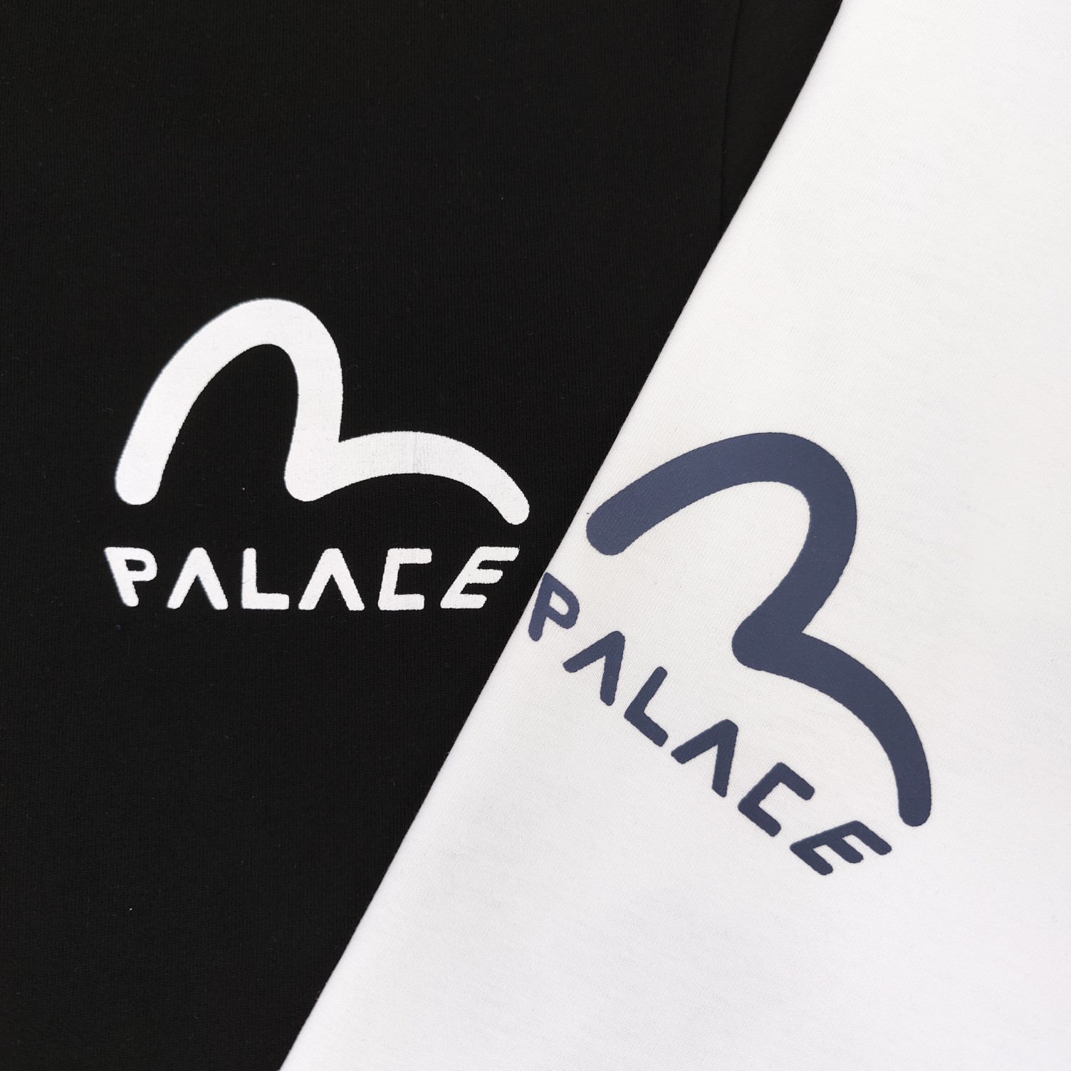 150 高版本王一博同款Evisu福神 X Palace联名款大logo字母印花短袖T恤