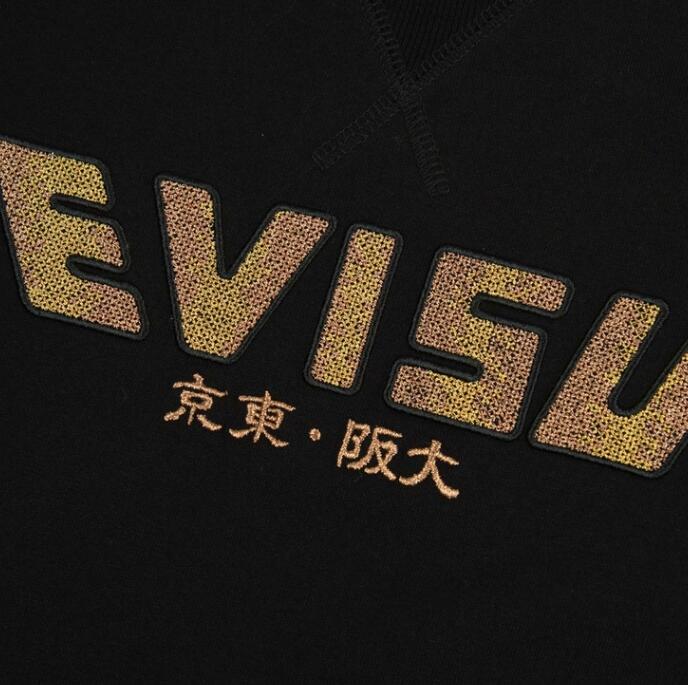 160 高版本Evisu 福神狛犬大M印花短袖t恤