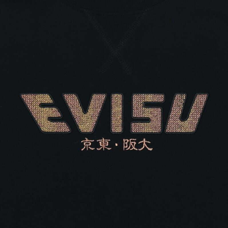 160 高版本Evisu 福神狛犬大M印花短袖t恤