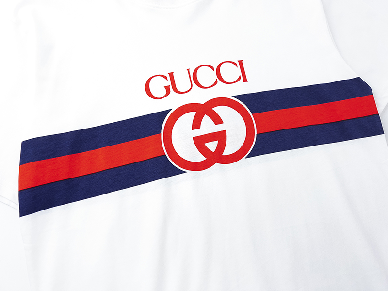 Gucci古驰加长织带#互扣式双G和织带印花款