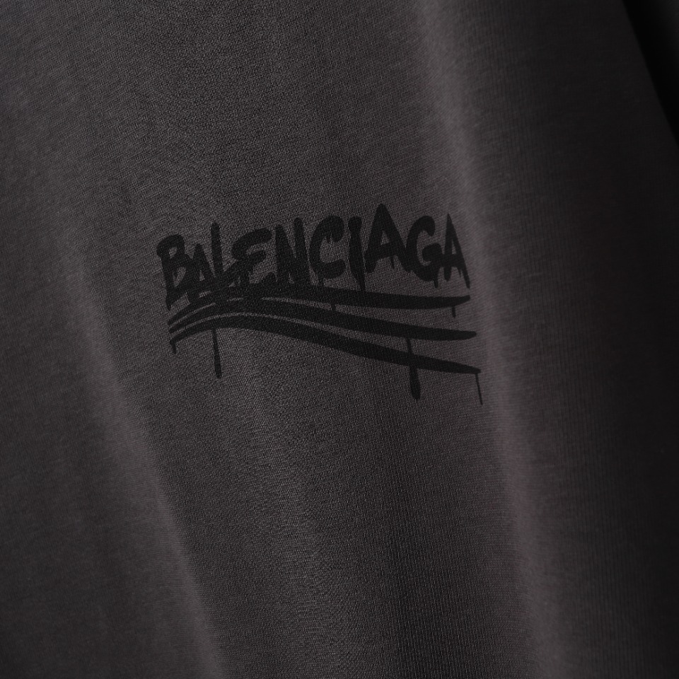 170 Balenciga/巴黎世家2023SS 胸标LOGO短袖 T恤