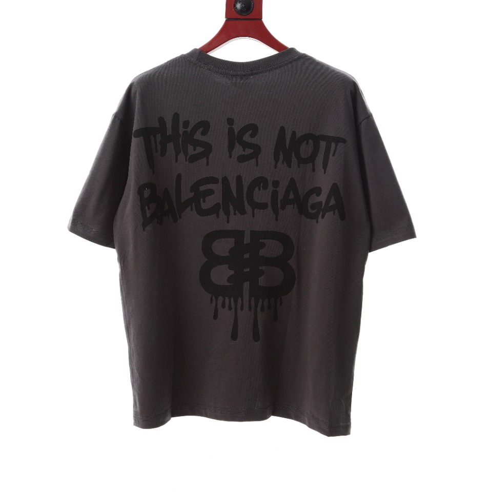 170 Balenciga/巴黎世家2023SS 胸标LOGO短袖 T恤