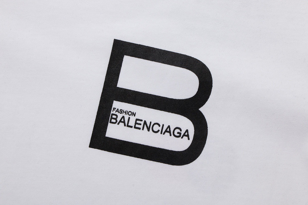 高版本2023春夏新款Balenciaga巴黎世家多logo短袖