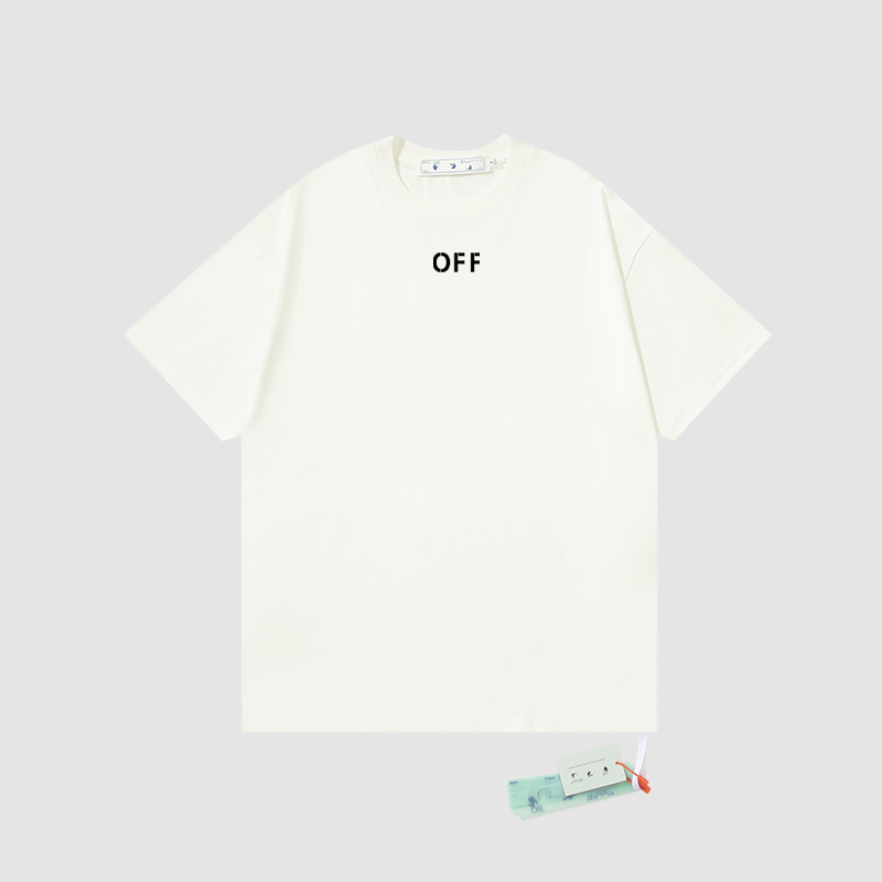 高版本OFF-WHITE 22SS经典花卉箭头短袖