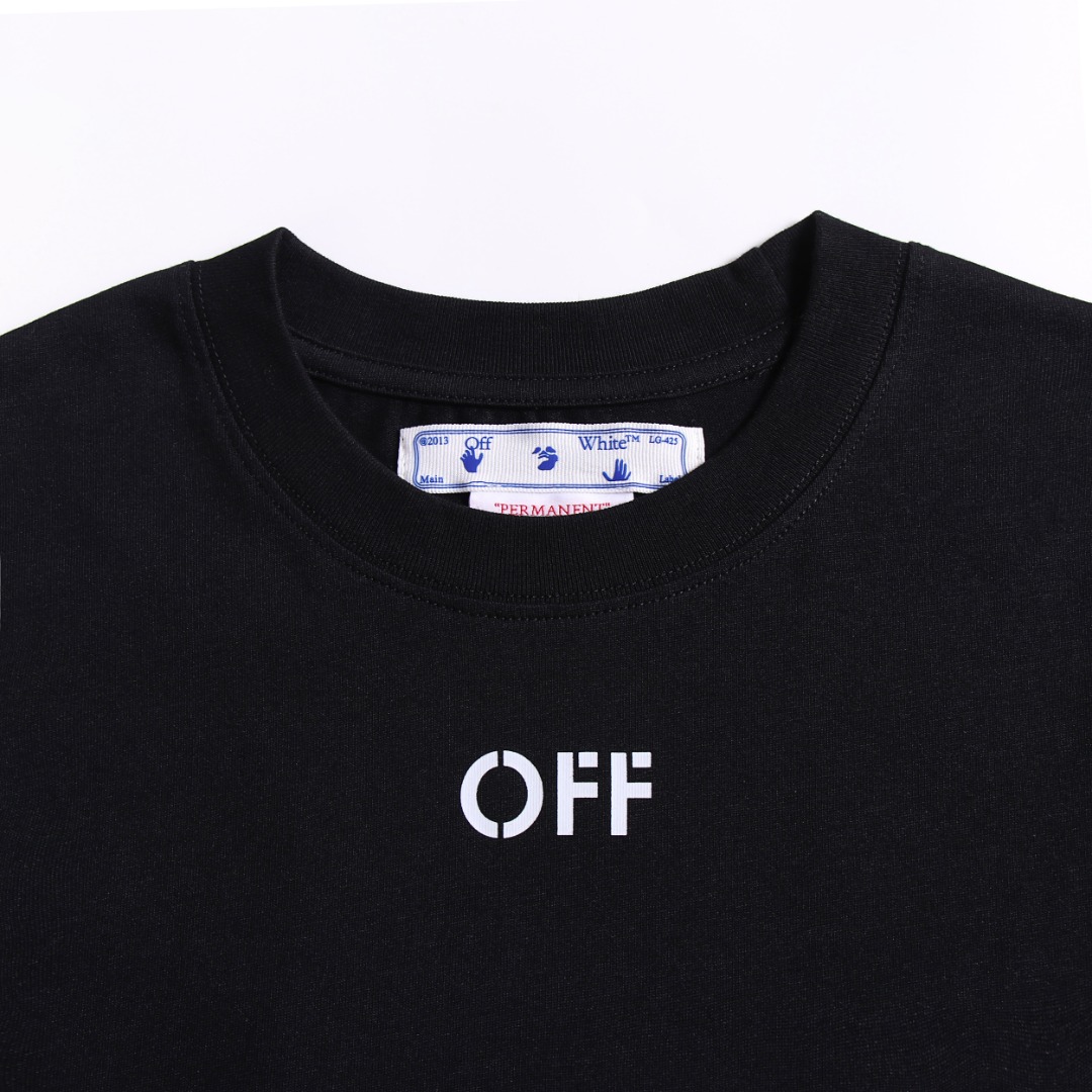 高版本OFF-WHITE 22SS经典花卉箭头短袖