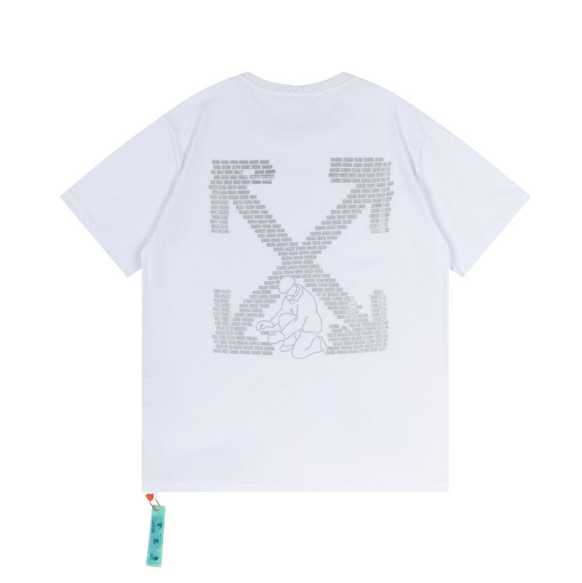 高版本OFF-WHITE 23ss烫银印花箭头短袖