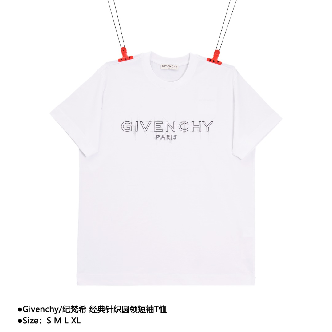 Givenchy/纪梵希 经典针织圆领短袖T恤