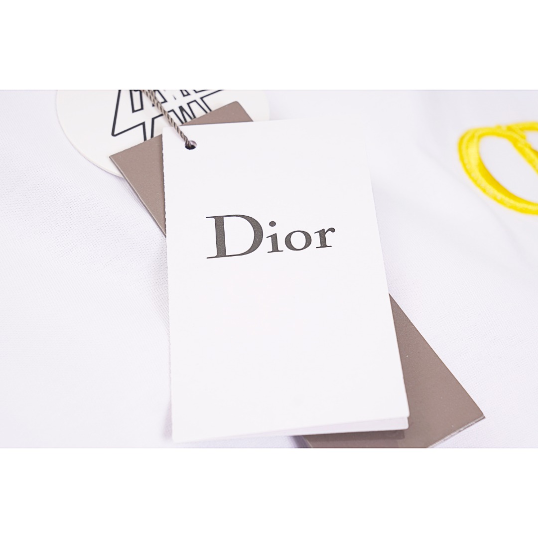 Dior/迪奥 经典CD刺绣纯棉短袖T恤