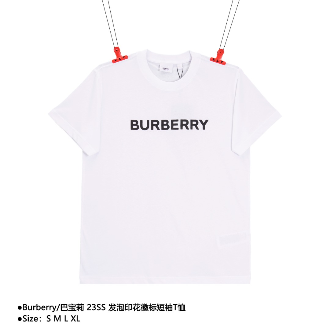 Burberry/巴宝莉BBR 23SS 发泡印花徽标短袖T恤