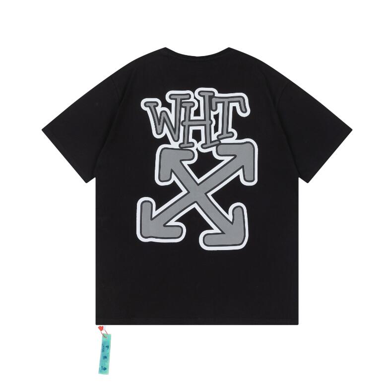 高版本off-white 23ss春夏最新款徽标箭头款短袖T恤