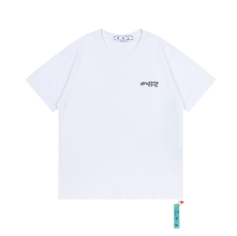 高版本off-white 23ss春夏最新款徽标箭头款短袖T恤