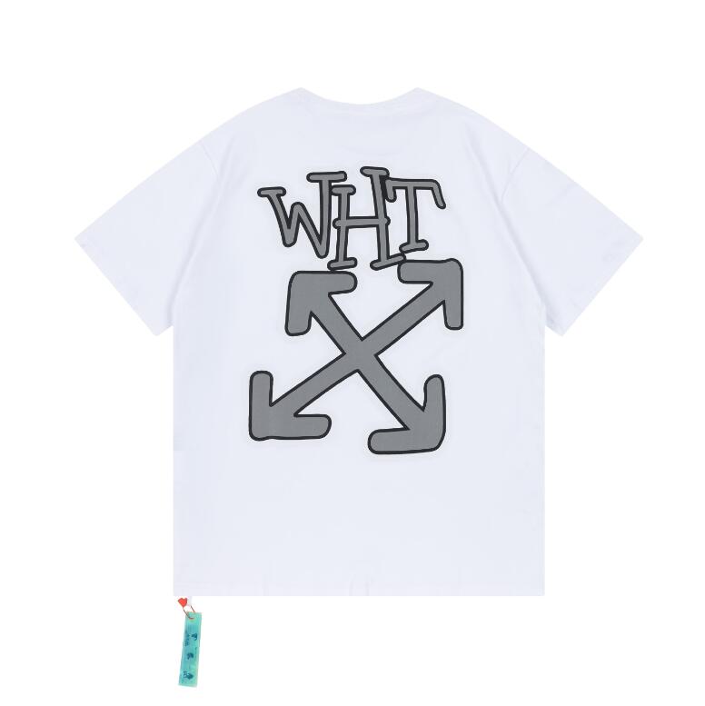 高版本off-white 23ss春夏最新款徽标箭头款短袖T恤