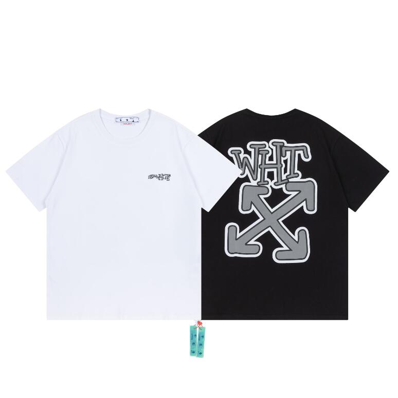 高版本off-white 23ss春夏最新款徽标箭头款短袖T恤