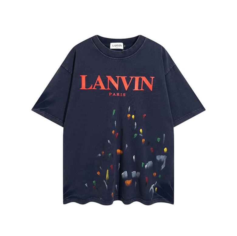 Gallery Dept X 浪凡Lanvin 联名做旧涂鸦印花短袖