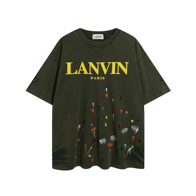 Gallery Dept X 浪凡Lanvin 联名做旧涂鸦印花短袖