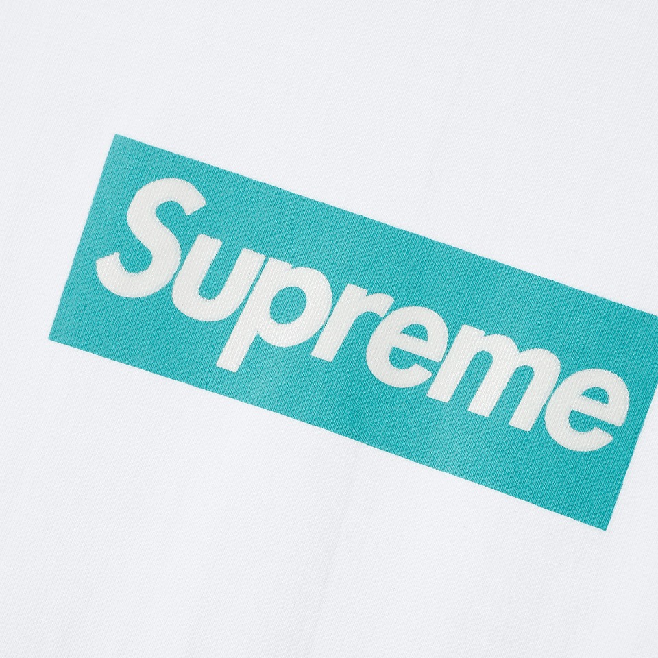 150 Supreme / Tiffany &Co. 联名Box Logo Tee 蒂芙尼联名短袖