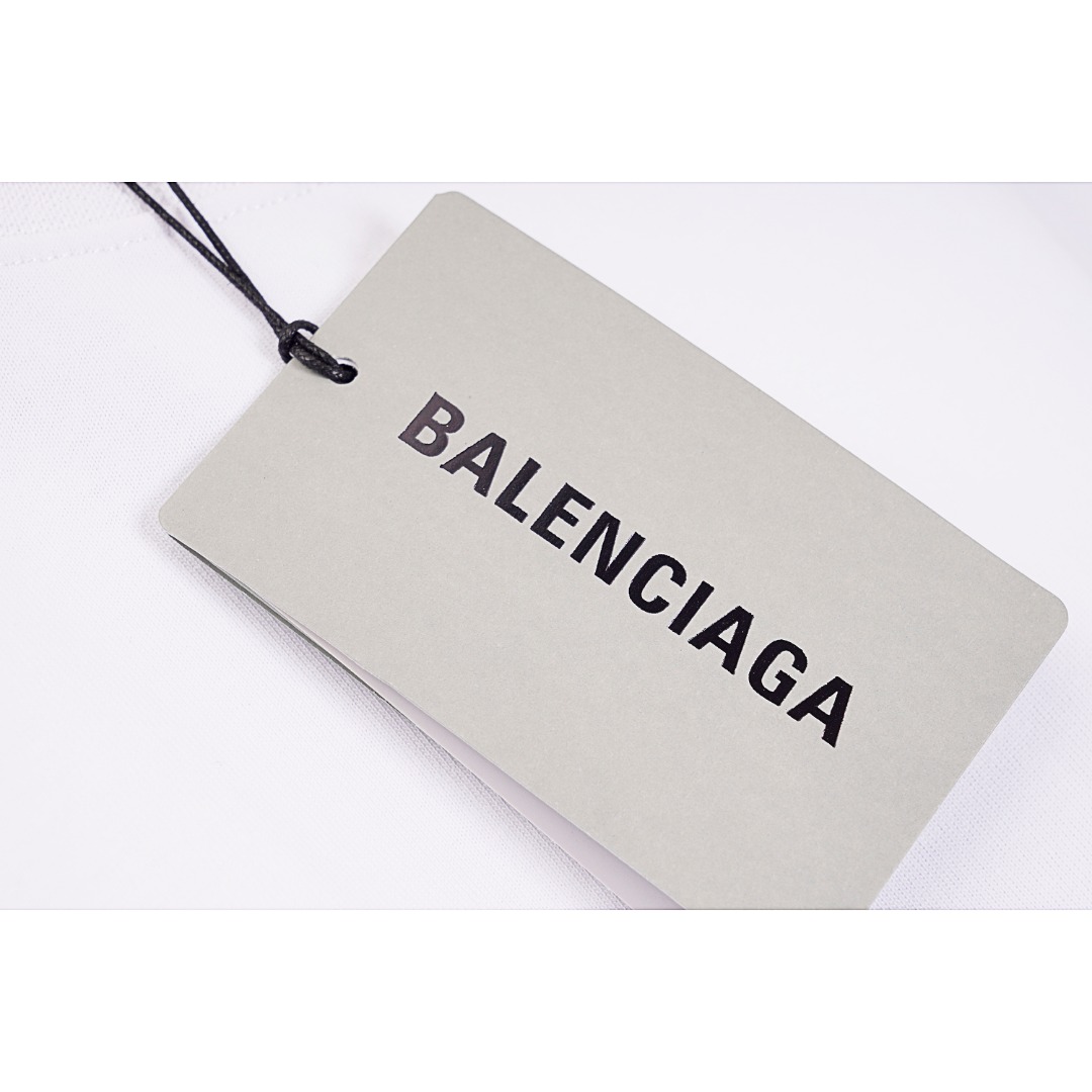 Balenciaga/巴黎世家 BLCG 23ss 环保标识短袖T恤 D-56056056015