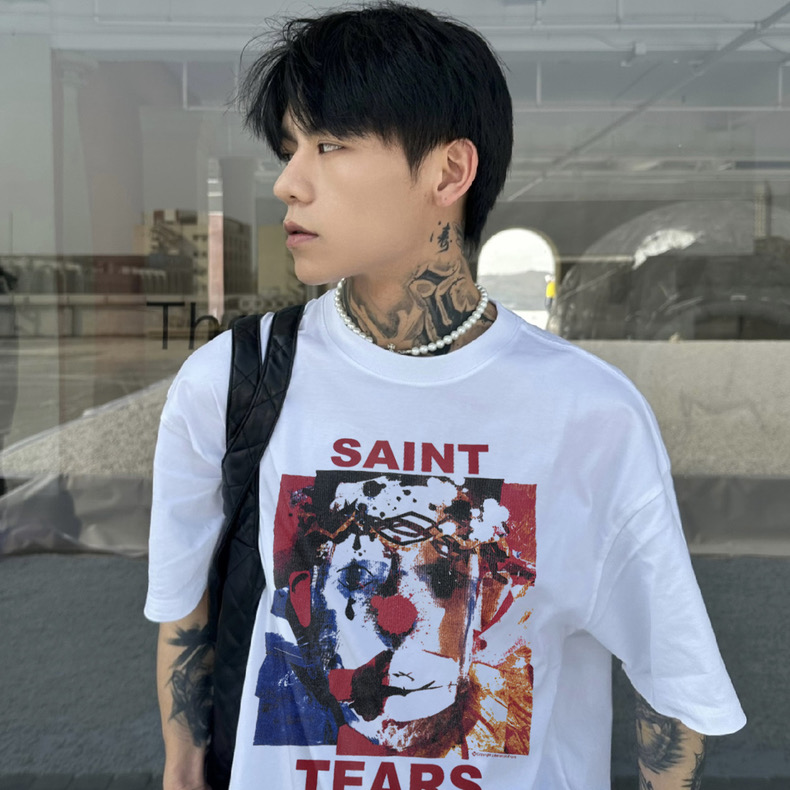 Upper body collection picture Saint Michael x DenimTears Co-Branded 23ss Painte