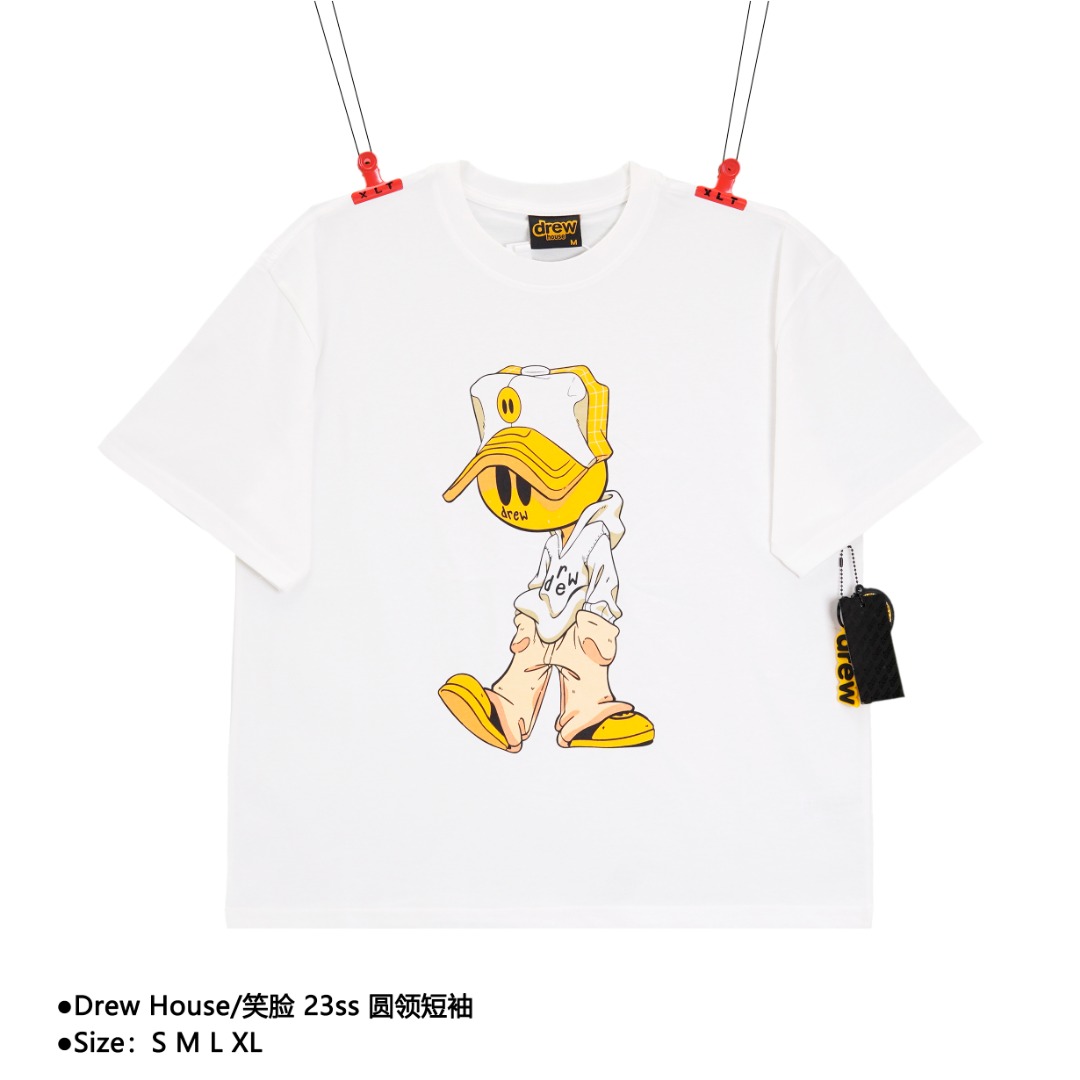 💰130
Drew House/笑脸 23ss 圆领短袖
Size:S M L XL
定织定染面料,匹布数码印
进口胶浆印花,领口纯棉螺纹定制,不易变形,可区别市场版本,开模定制新款吊牌 水洗标 原包装袋
款式编号:GG-56506056014