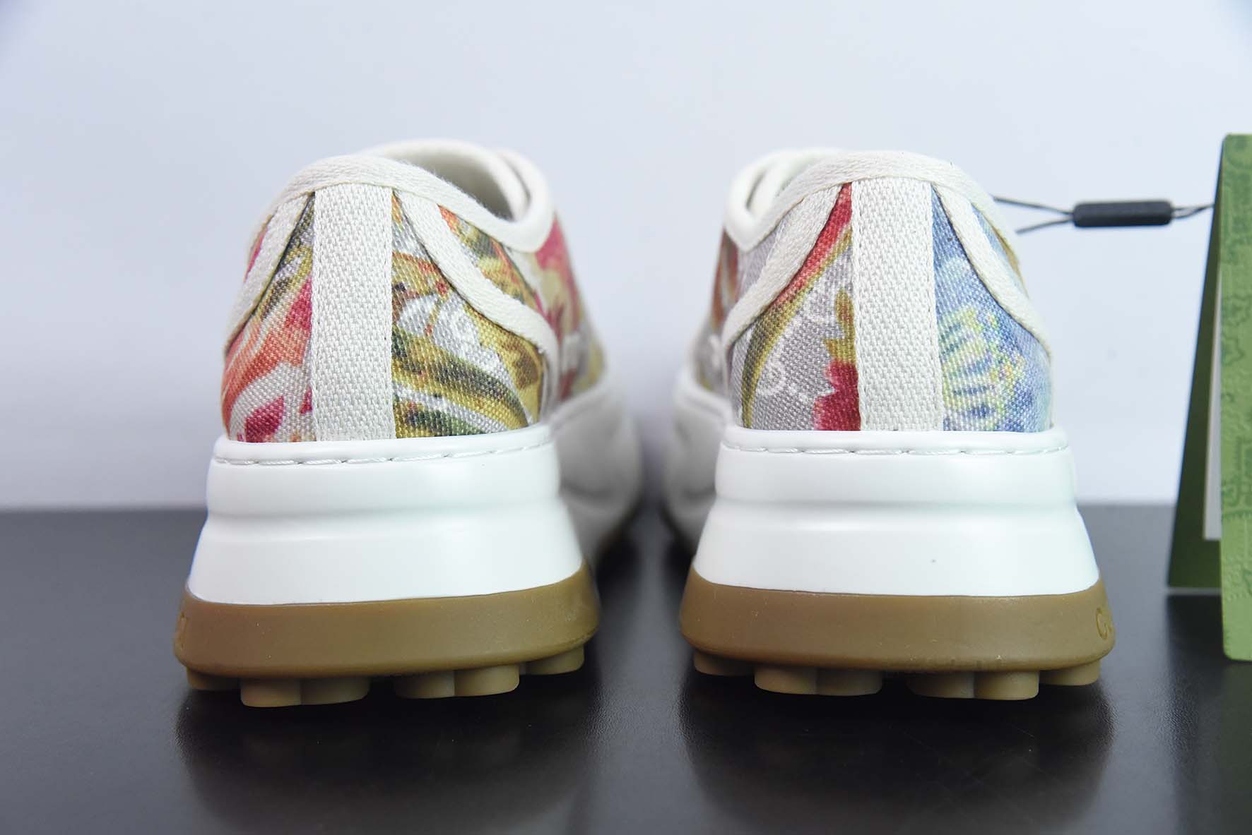 Gucci古驰 202ss春夏季新色Tennis 1977 Print Sneaker运动鞋
