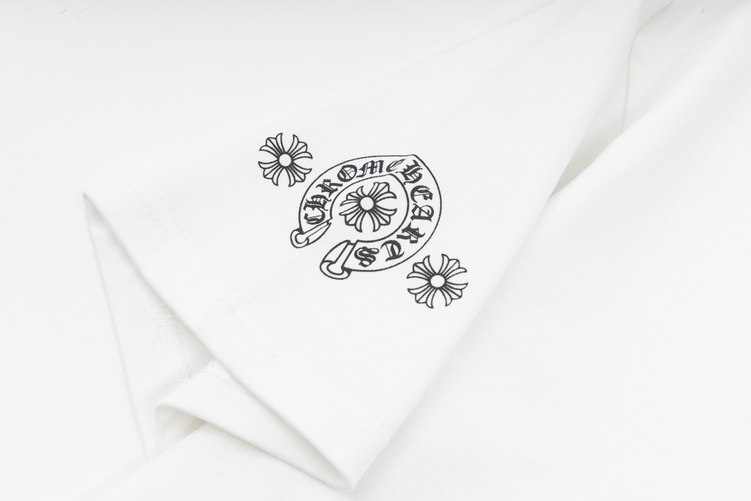 高版本Chrome Hearts 克罗心 串标马蹄印花短袖