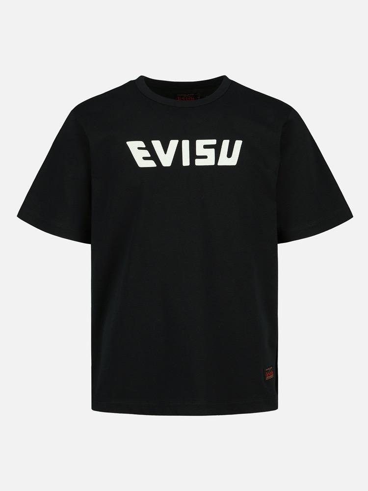 高版本EVISU/福神海浪与龙首神鱼大M印花短袖