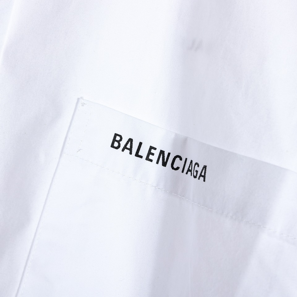 Balenciaga/巴黎世家限定标语logo衬衫