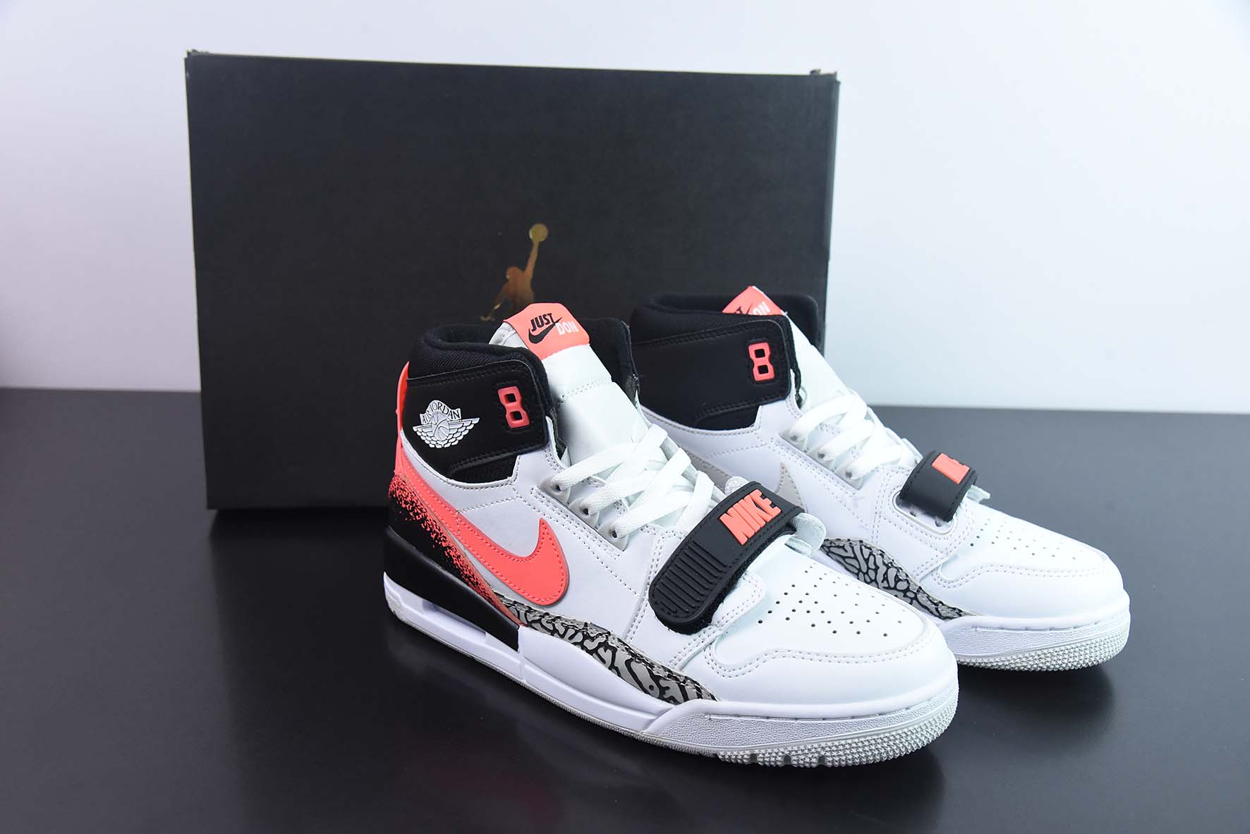 Air Jordan Legacy 312 High"NRG"乔丹最强三合一混合版本高帮 爆裂纹 泼墨货号：AQ4160 108