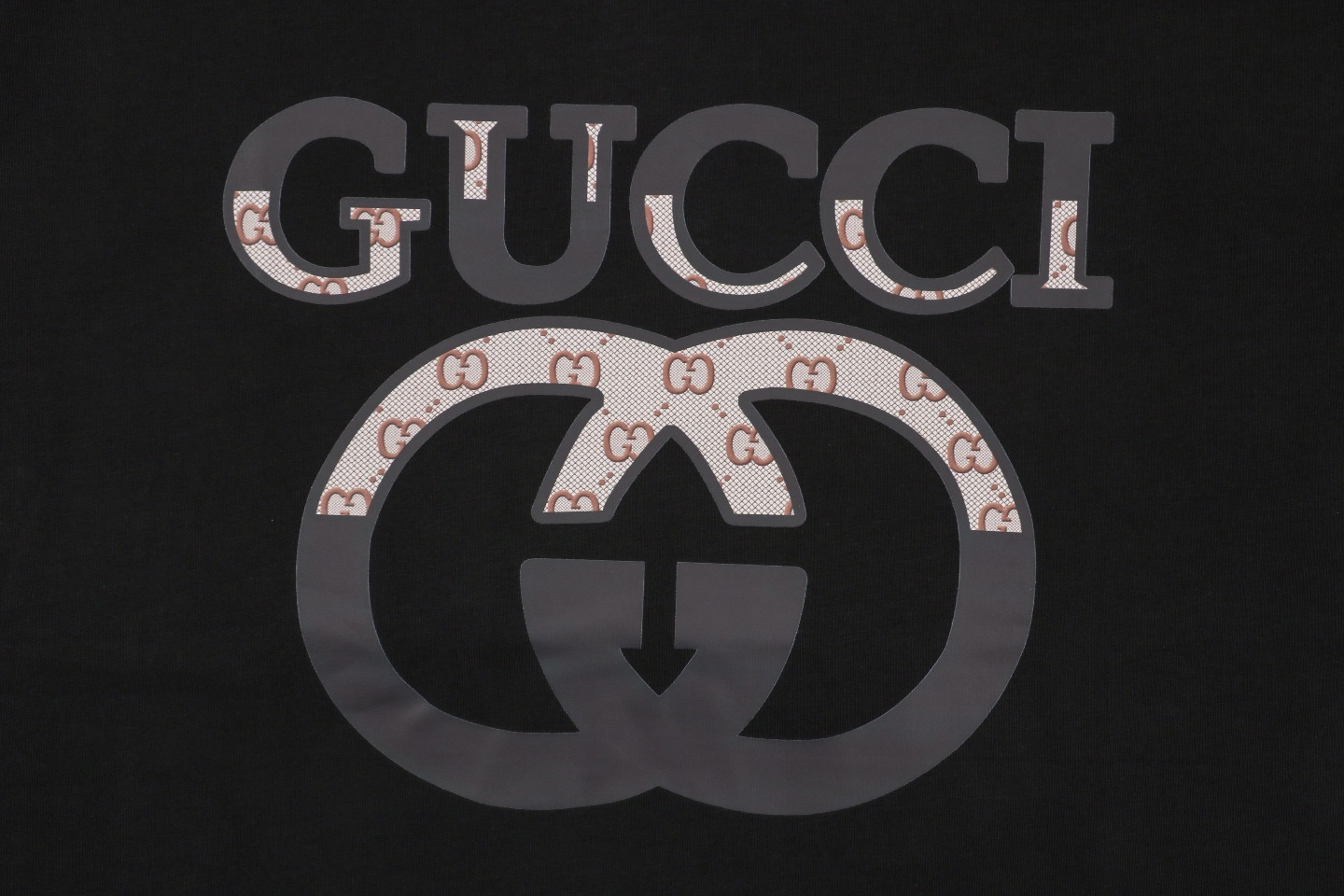 170 Gucci/古驰 23ss 半印老花双G印花短袖