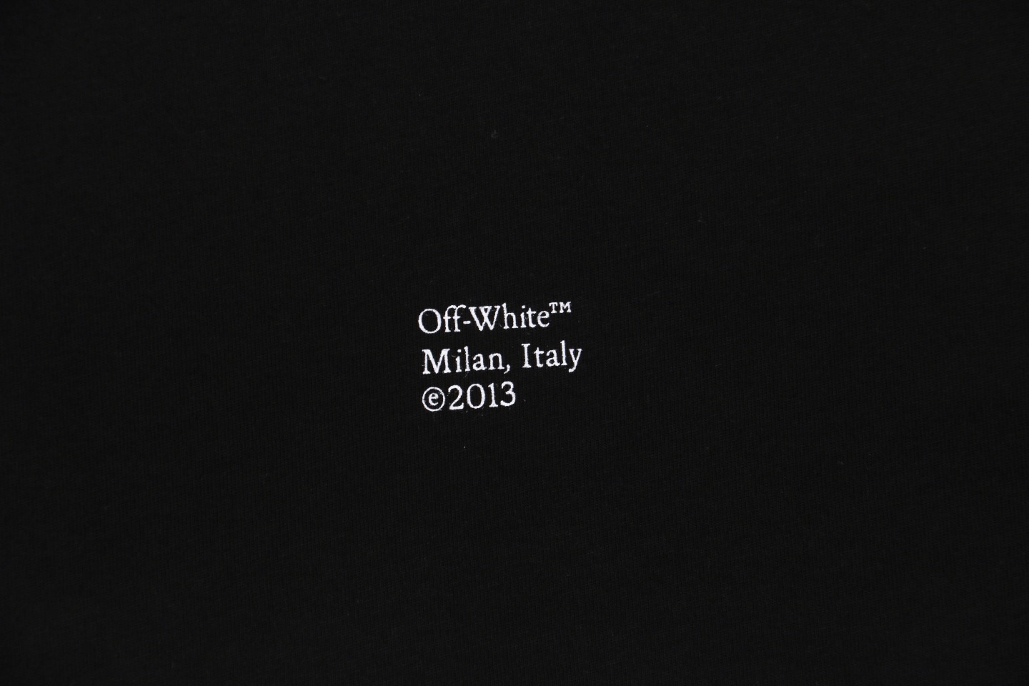 OFF WHITE CO VIRGIL 22Fw 黑灰宗教骷髅头印花短袖