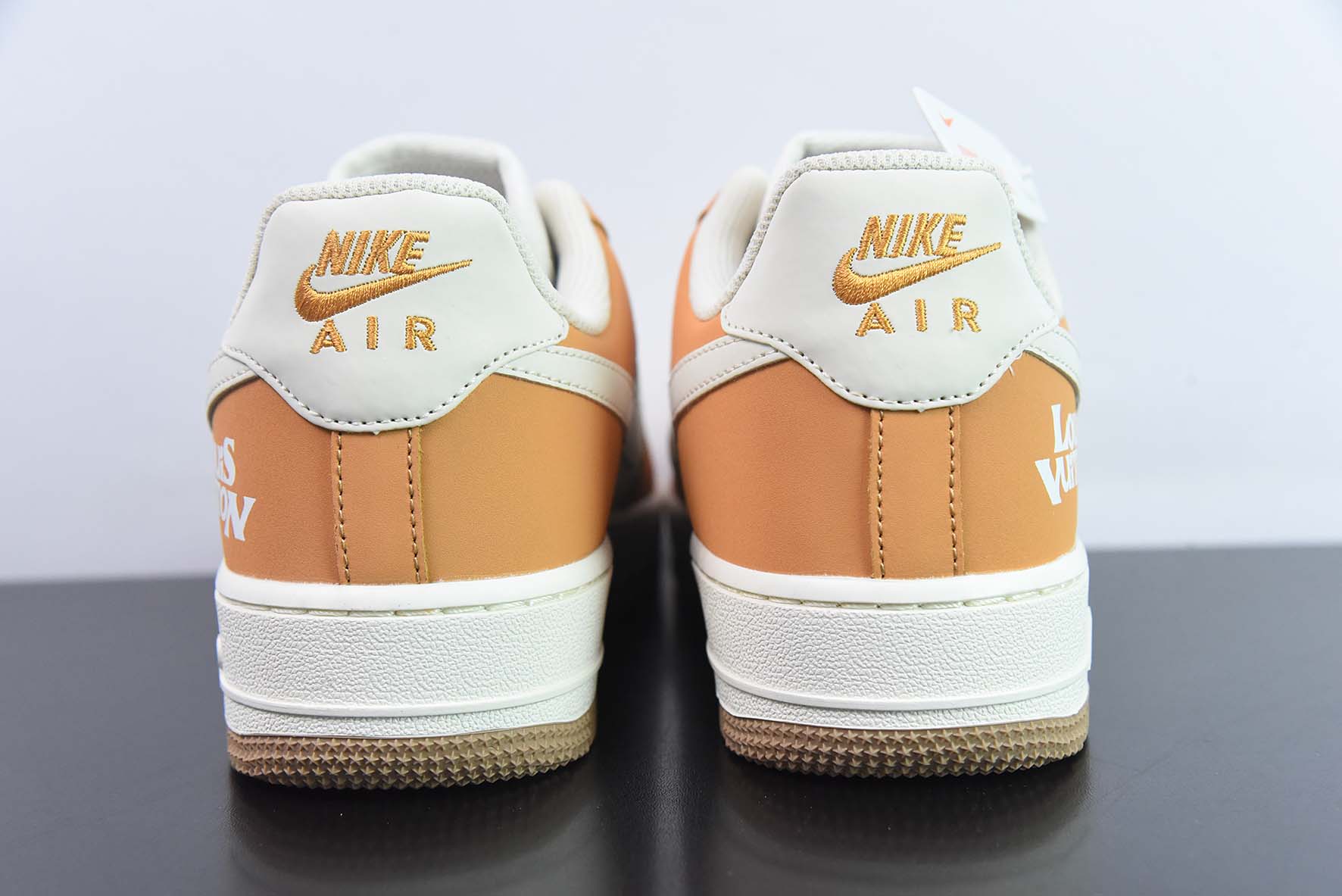 NK Air Force 1 07 LV8"Beige/Yellow LV"空军一号经典百搭休闲运动板鞋“黄米白LV印花”HX123-008
