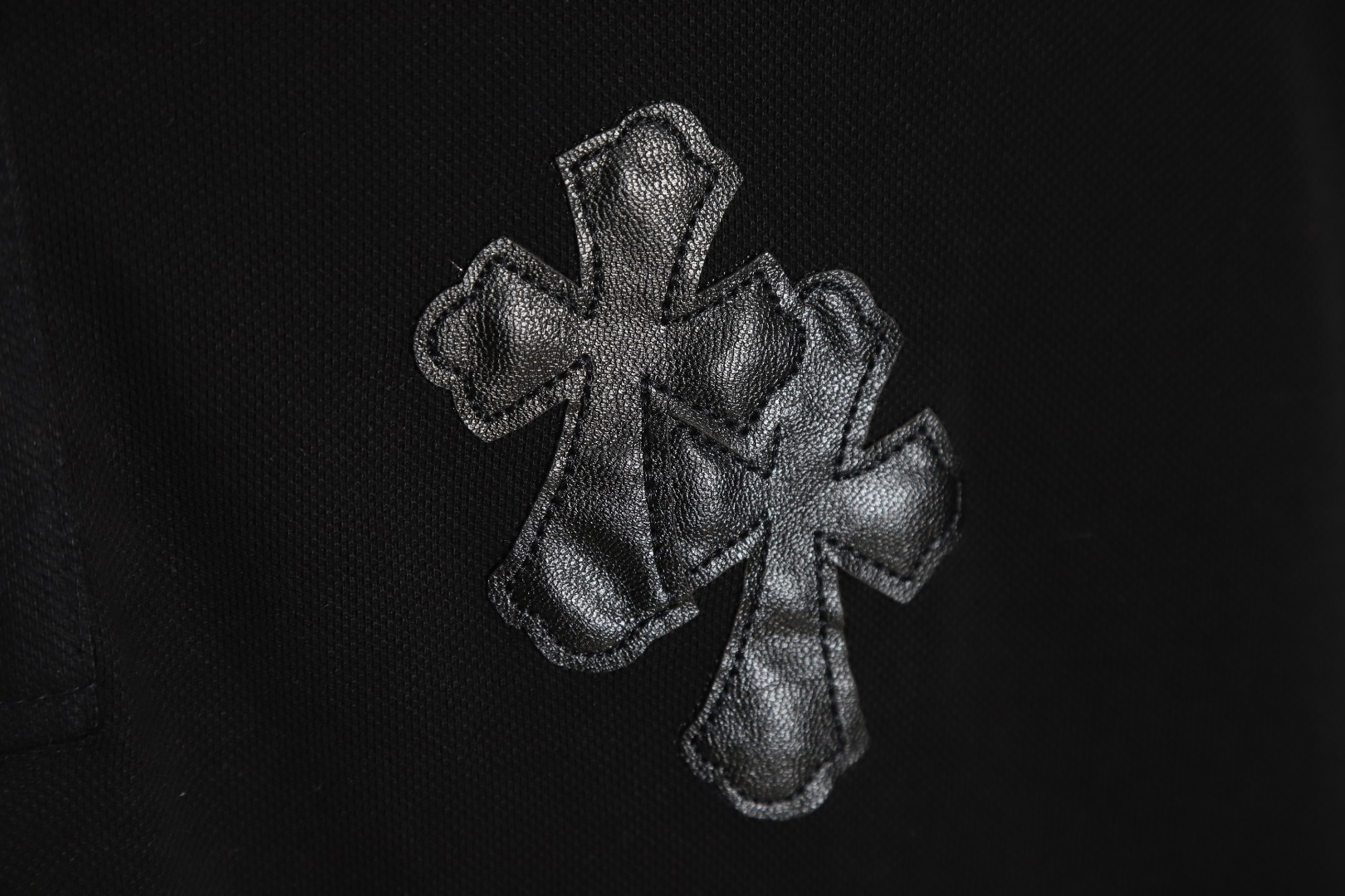 200 chrome hearts 克罗心 ch十字皮标polo衫