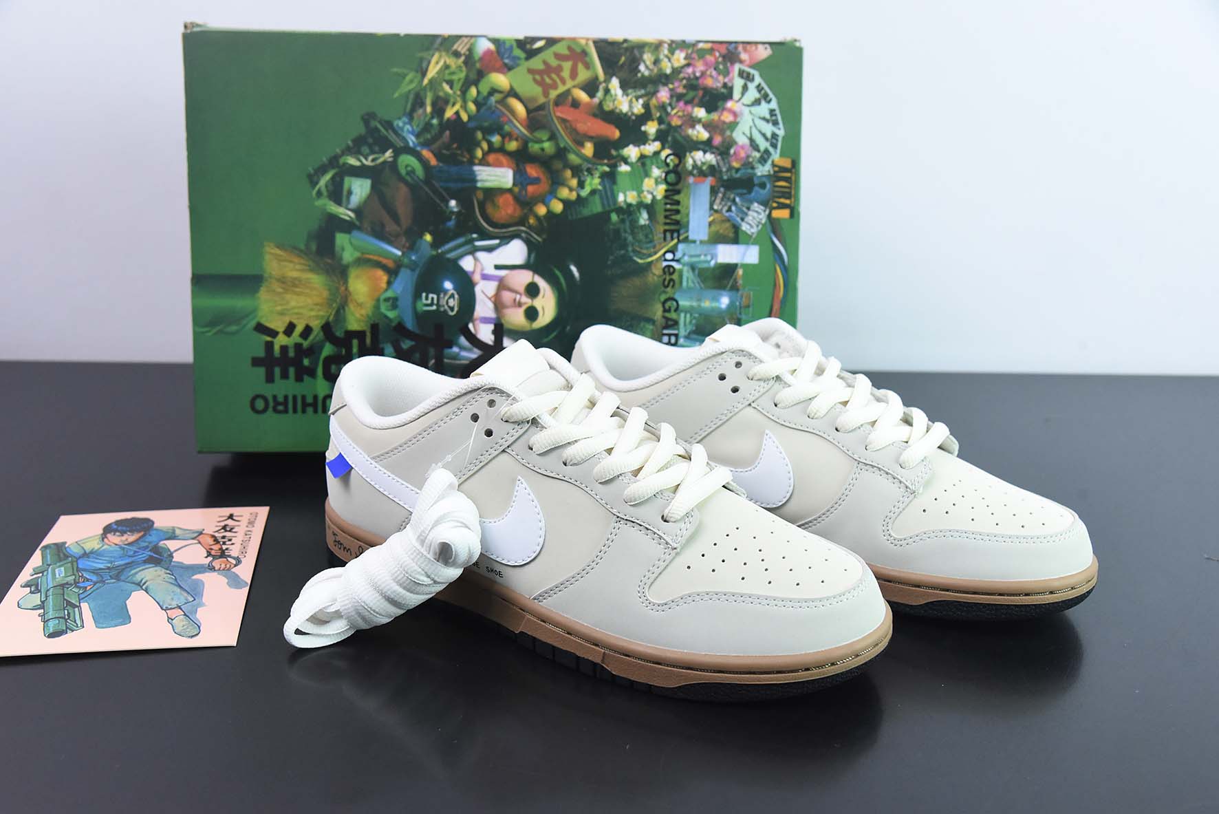 NIKE SB Dunk Low 运动休闲低帮板鞋 大友克洋 麂皮 米黄 货号：DD5896-020