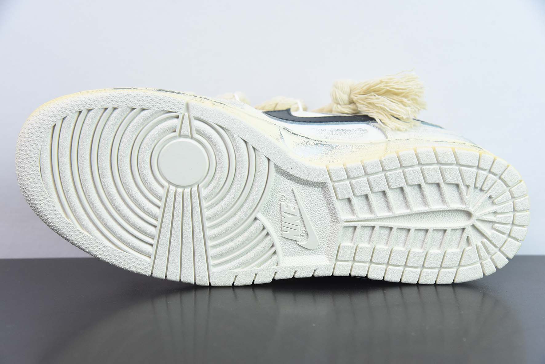 Nike Dunk Low"WhiteSail' 热浪制造  氧化做旧麻绳绑带浸染沙漠低帮板鞋DD1503-121